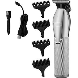 Tondeuse voor mannen, USB oplaadbare tondeuse mannen professionele krachtige baard tondeuse snijwerk kapper draadloze haarsnijmachine kapsel (kleur: goud)
