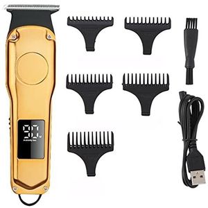 Tondeuses voor mannen, Tondeuse Elektrische Tondeuse Draadloze Scheerapparaat Trimmer 0mm Mannen Kapper Haar Snijmachine voor Mannen Oplaadbare USB