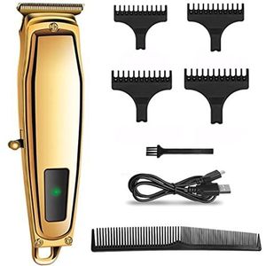 Tondeuse voor mannen, USB snel opladen tondeuse haarsnijmachine professionele oplaadbare elektrische tondeuse Li-on batterij