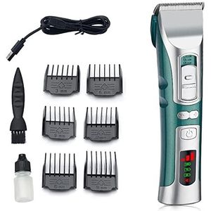 Tondeuse voor mannen, elektrische haarsalon tondeuse draadloze elektrische tondeuse professionele USB opladen tondeuse