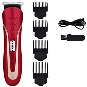 Tondeuse voor mannen, professionele elektrische tondeuse mannen Kid USB oplaadbare baardtrimmer draadloze krachtige haarsnijmachine met limiet kam
