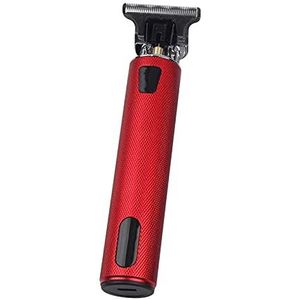 Tondeuse voor mannen, elektrische tondeuse tondeuse scheermachine snijden baard kapper salon draadloze mannen haarsnijder scheermes verzorging set (kleur: rood)