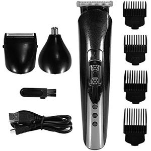 JQUAL Tondeuse voor mannen, 3 in 1 elektrische tondeuse tondeuse USB haarsnijder snel opladen haar mannen trimmer tondeuse kapperszaak thuisgebruik
