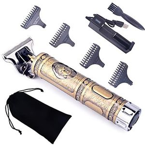 Tondeuse voor mannen, USB oplaadbare trimmer kapper tondeuse machine snijden kale baard trimmer haar mannen kapsel tondeuse styling tool (kleur: Boeddha 2 geen doos)