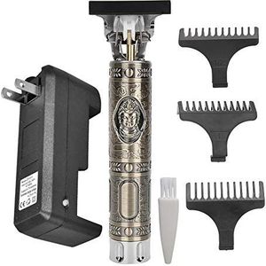 Tondeuse voor mannen, professionele elektrische tondeuse draagbare tondeuse snijmachine styling retro olie hoofd schaar elektrische tondeuse (kleur: Amerikaanse stekker)