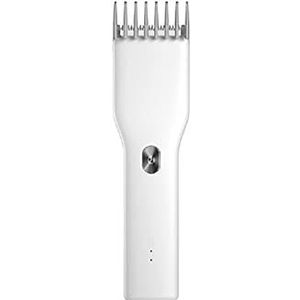 Tondeuse voor mannen, USB elektrische tondeuse trimmers voor mannen volwassenen kind draadloze oplaadbare haarsnijder machine (kleur: wit)