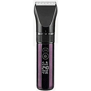 Tondeuse voor mannen, 360 graden slimme mannen professionele elektrische tondeuse, radioclipper, tondeuse kit, precisiewerkende elektrische tondeuse met LCD-display en oplaadstation