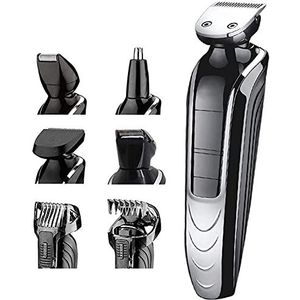 Tondeuse voor mannen, multifunctionele tondeuse, scheerapparaat voor heren, neushaarapparaat, opladen elektrische bakkebaarden en baardstyling-tondeuse