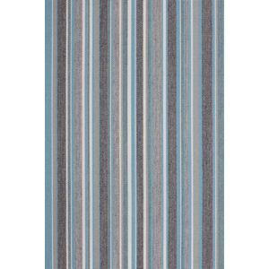 Sunbrella solids  stof 3776 porto blue chiné blauw gestreept per meter voor tuinkussens, buitenstoffen, palletkussens
