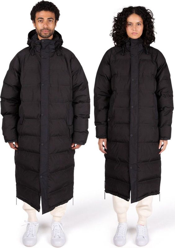 Maium - Puffer - Winterjas - Zwart - Unisex - Lichtgewicht