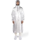 Maium - Poncho - Silver - Unisex - Waterdicht - Oversized Pasvorm