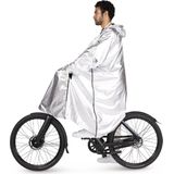 Maium - Poncho - Silver - Unisex - Waterdicht - Oversized Pasvorm