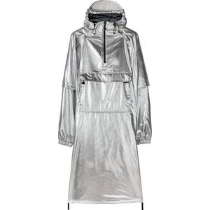 Maium - Poncho - Silver - Unisex - Waterdicht - Oversized Pasvorm