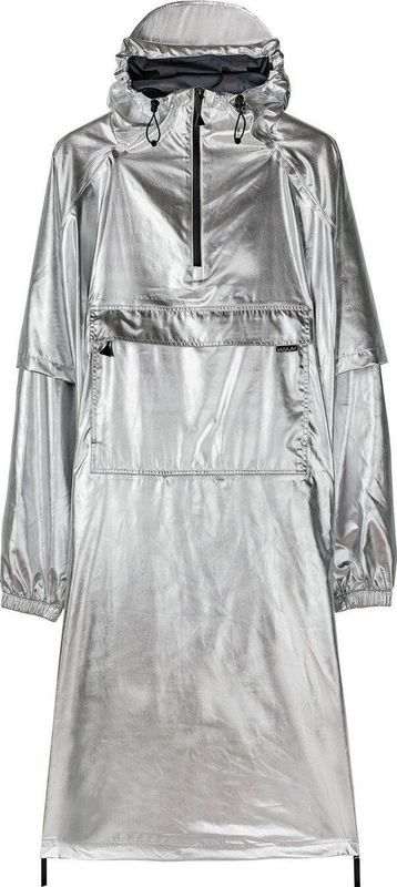 Maium - Poncho - Silver - Unisex - Waterdicht - Oversized Pasvorm