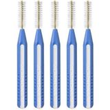 Lactona Easygrip Ragers Recht-Medium 5mm Lichtblauw - 5 Gripzak x 5 Stuks - Voordeelpakket