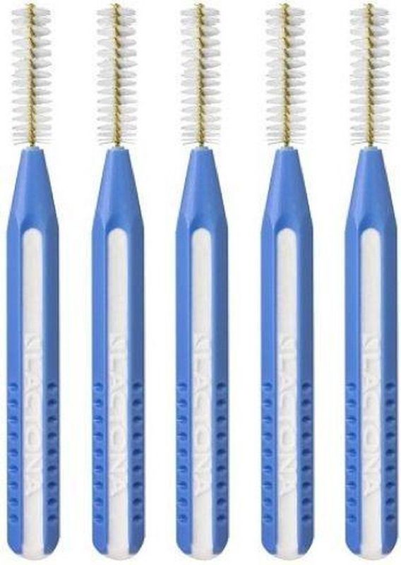 Lactona Easygrip Ragers Recht-Medium 5mm Lichtblauw - 5 Gripzak x 5 Stuks - Voordeelpakket