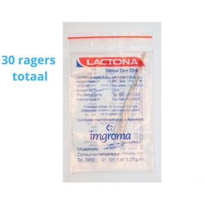 Lactona Interdentaal Ragers - XXX-Small 2mm - Zilver - 6 gripzak x 5 stuks - Voordeelpakket