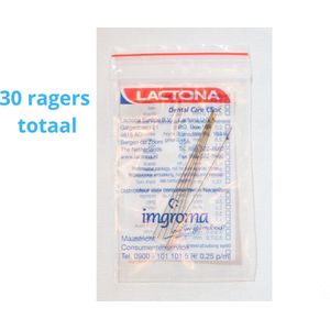 Lactona Interdentaal Ragers - XX-Small Long 25mm - Geel - 6 gripzak x 5 stuks - Voordeelpakket