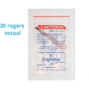 Lactona Interdentaal Ragers - X-Small 31mm - Rood - 6 gripzak x 5 stuks - Voordeelpakket