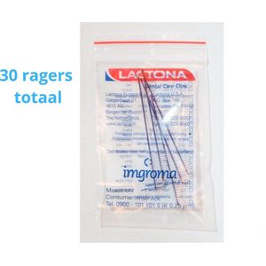Lactona Interdentaal Ragers - Large 8mm - Violet - 6 gripzak x 5 stuks - Voordeelpakket