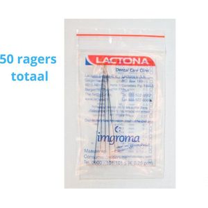 Lactona Interdentaal Ragers - Medium 5mm - Blauw - 10 gripzak x 5 stuks - Voordeelpakket