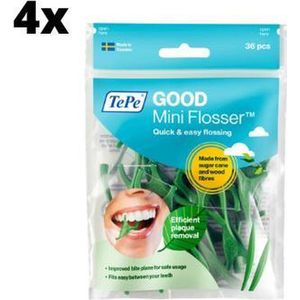 TePe Good Mini Flosser - 4 stuks - Voordeelverpakking