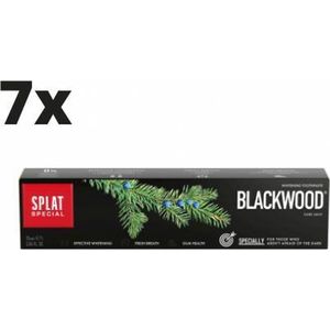 7x Splat Tandpasta Special Blackwood - 75ml