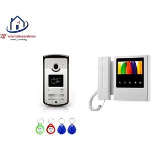 Home-Locking videofoon met 1 binnen paneel.DT-2202-1-1