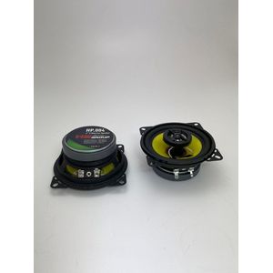 Happysound - HP.004 - COAX - 2-WEG - auto speakers - set (2stuks) - 100mm 10CM 10 cm - 80W neodimium tweeter - gelijk aan ML100 Calearo EAN: 8010925691148