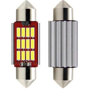 Set auto C5W LEDlamp - 39mm - Xenon wit 6000K - Canbus geschikt - 12 Volt