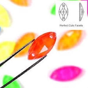 DMC Sew on Eye Neon Orange 11*24