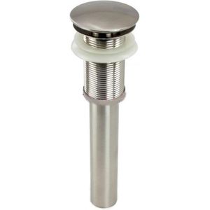 Mawialux Click waste afvoerplug - Zonder overloop - RVS