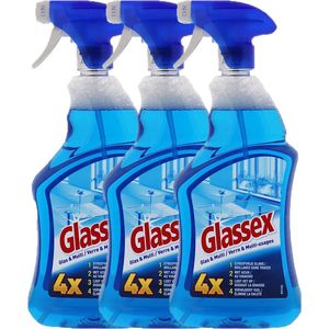 3 x Glassex spray - Glas & Oppervlaktespray - oppervlakte spray - 3 x 750ml