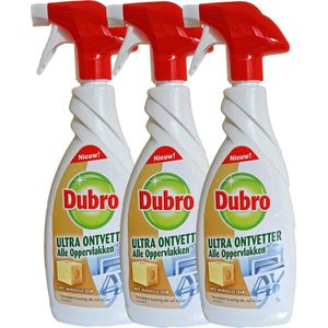 Dubro Ultra Ontvetter - Verwijdert krachtig alle vuil en vet - 3x 650 ml