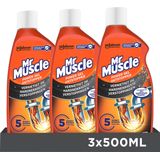 3x Mr. Muscle Power Gel Ontstopper 500 ml