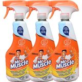 3 x Mr Muscle keuken reiniger spray - keukenreiniger - 3 x 500ml