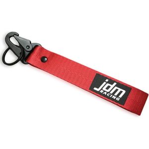 JDM Racing Auto Sleutelhanger Rood - Past bij oa. Nissan 350Z / GTR / Skyline / Toyota Supra / Mazda RX-7 / Subaru Impreza / Toyota Celica / Honda Civic / Mitsubishi - Sleutel Hanger Keychain - Tas Hanger - Spiegel Hanger - Japanse Auto Accessoires