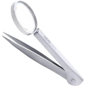 Canal Splinterpincet met vergrootglas