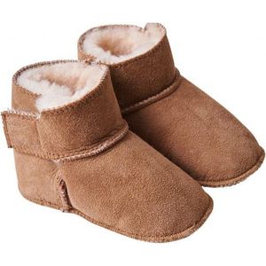 Fellhof - Baby Slofjes - Bruin - Lamswol Gevoerd