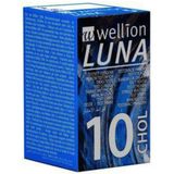 Wellion Luna cholesterol teststrips (10 stuks)