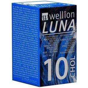 Wellion Luna cholesterol teststrips (10 stuks)