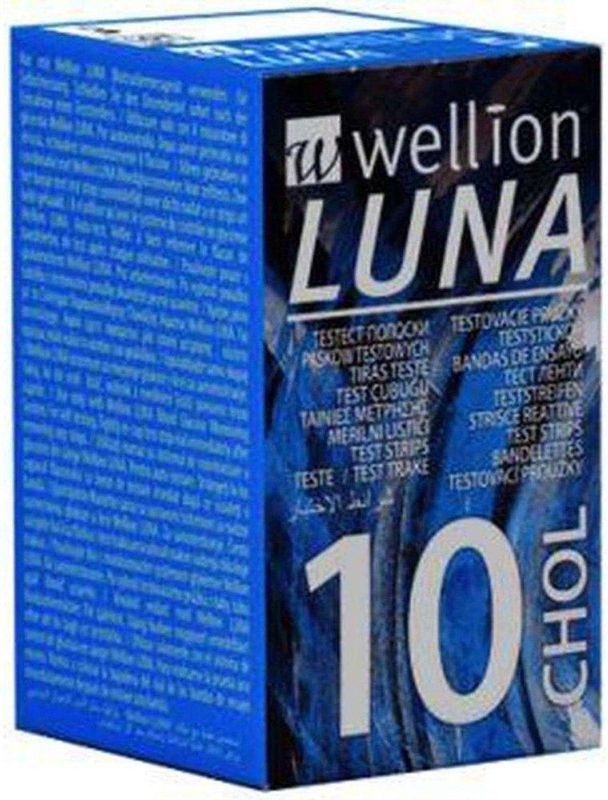 Wellion Luna cholesterol teststrips (10 stuks)