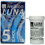 Wellion Luna cholesterol teststrippen 5 stuks