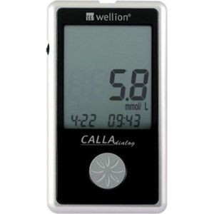 Wellion - Calla Dialog - Glucosemeter - Met Spraakfunctie - Inclusief Strips en Lancetten