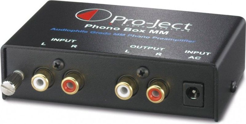 Phono Box II - Zwart - Metaal - Basisversion zonder MC-Eingang