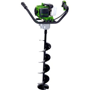 Zipper Benzine Grondboor ZI-ELB70 | 70 cm | 1,65 KW | 3000 1/min| inclusief 3 Boren (100/150/200 mm)