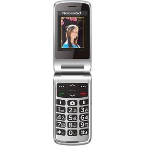 beafon, SL645 Silverline telefoon met grote toetsen voor senioren met SOS-noodoproepknop, 2,8 inch (7,11 cm), XXL 1,77 inch kleurendisplay, 3,0 camera