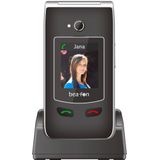 beafon, SL645plus, Silverline, mobiele telefoon voor senioren met SOS-noodoproepknop, klaptelefoon, telefoon met grote toetsen, gesprek beantwoorden en beëindigen knop aan de voorkant,