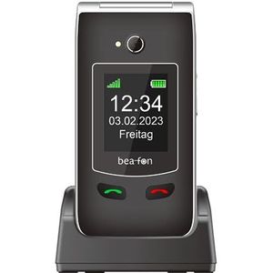 Bea-Fon SL645 Plus 2G (2.8 - 3 Mpx - Sleutel Mobiele Telefoo - Zilve - Zwart