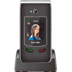 Bea-Fon SL645 Plus 2G (2.8 - 3 Mpx - Sleutel Mobiele Telefoo - Zilve - Zwart